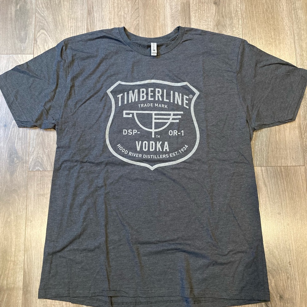 Timberline Vodka Gray Graphic T-Shirt for Men